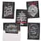 JAM Paper 6.25" x 4.625" Season's Greetings Chalkboard Assorted Card Set, 25ct.